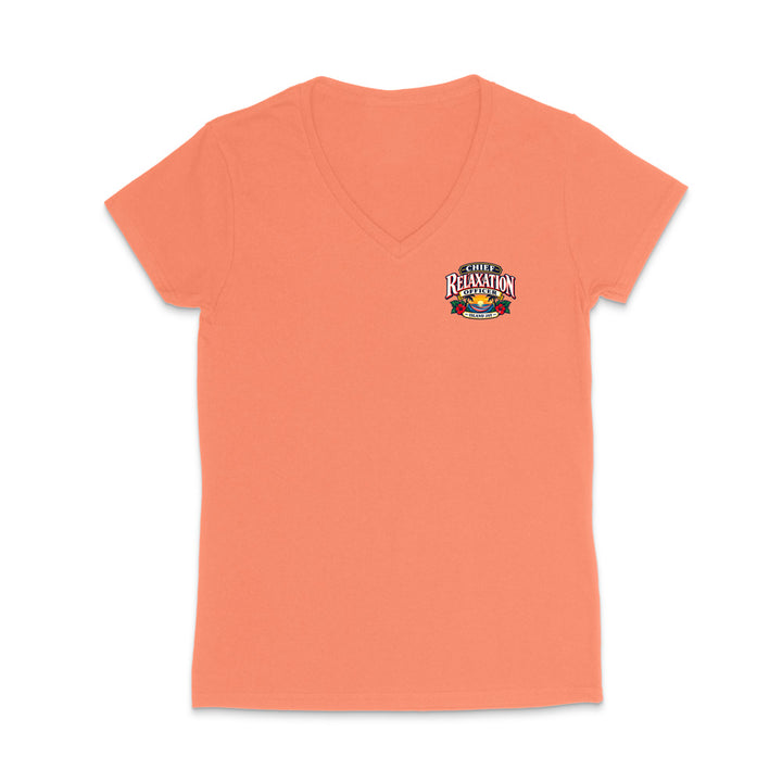 Chief Relaxation Officer WOMEN'S V-Neck T-Shirt