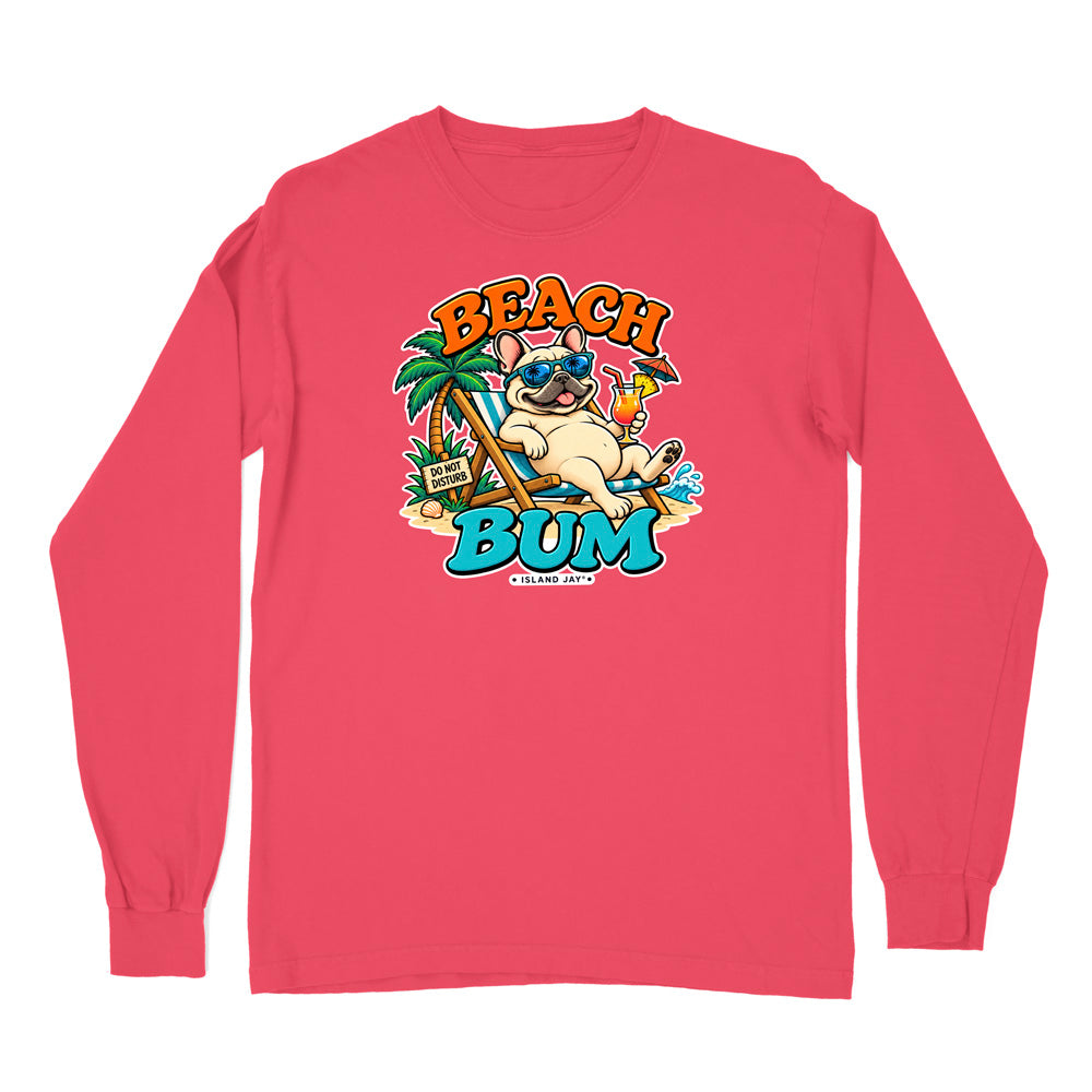 Beach Bum Dog Long Sleeve Shirt