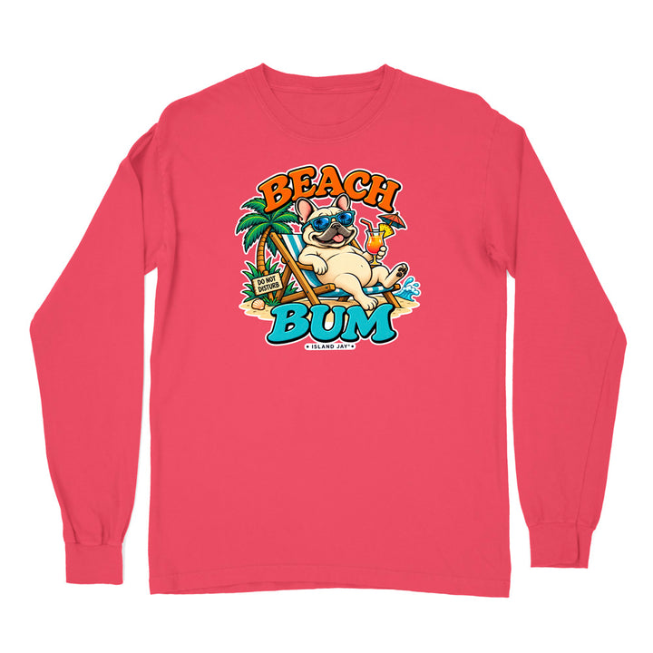 Beach Bum Dog Long Sleeve Shirt