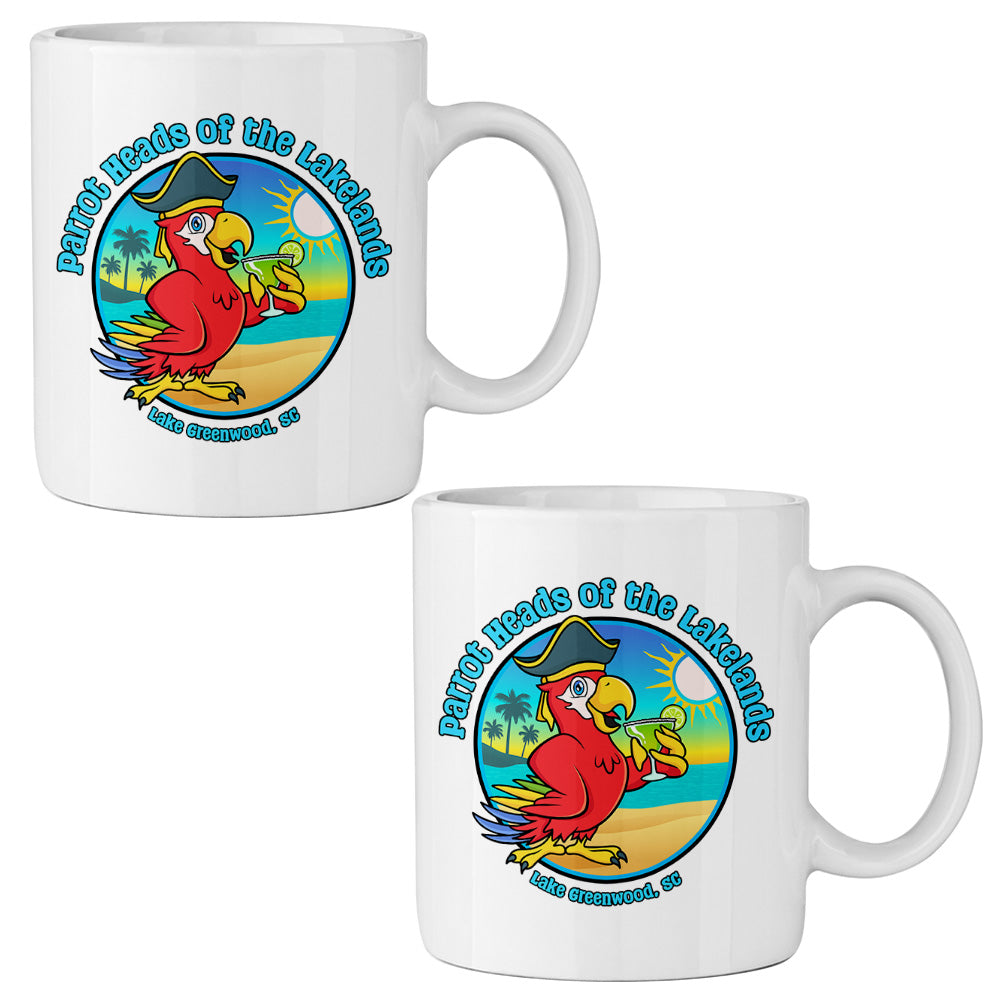Parrot Heads Of The Lakelands 11oz Ceramic Mug