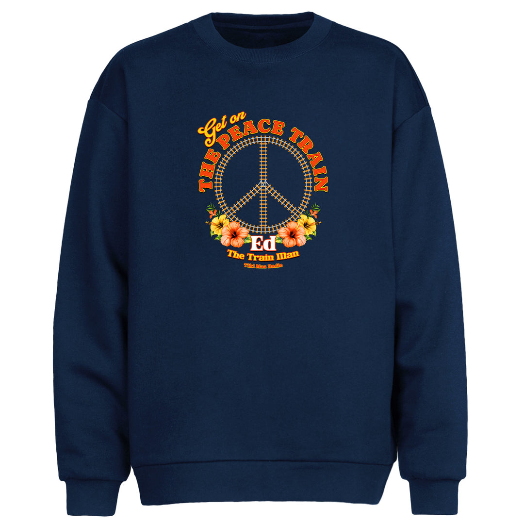 Get On The Peace Train Soft Style Sweatshirt