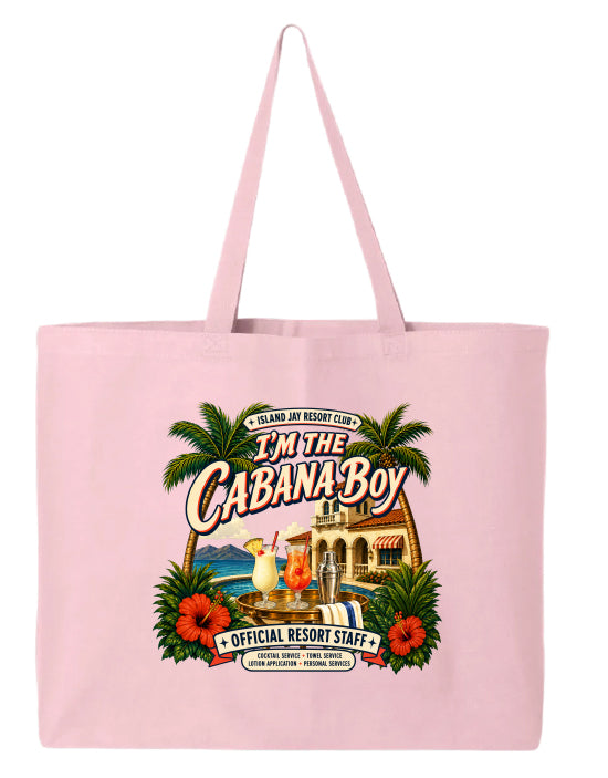 I'm The Cabana Boy Resort Large Tote