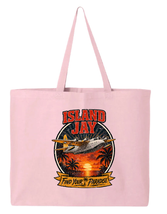 Island Jay Find Your Paradise Large Tote