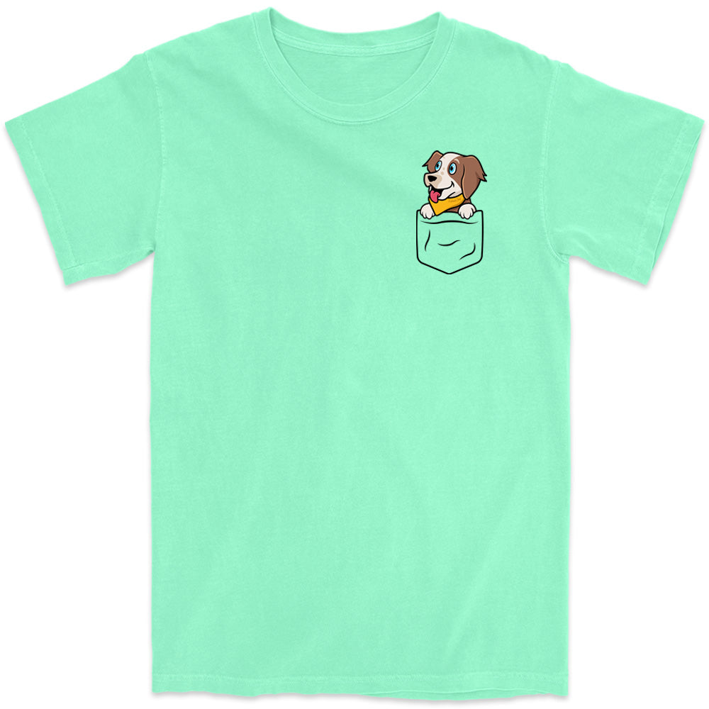 Pocket Dog Coco T-Shirt Island Reef Green