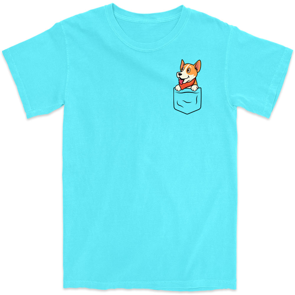 Pocket Dog Marlin T-Shirt Lagoon Blue