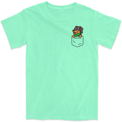 Pocket Dog Aruba T-Shirt Island Reef Green