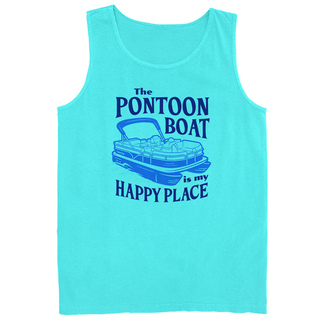 The Pontoon Boat is my Happy Place Tank Top Scuba