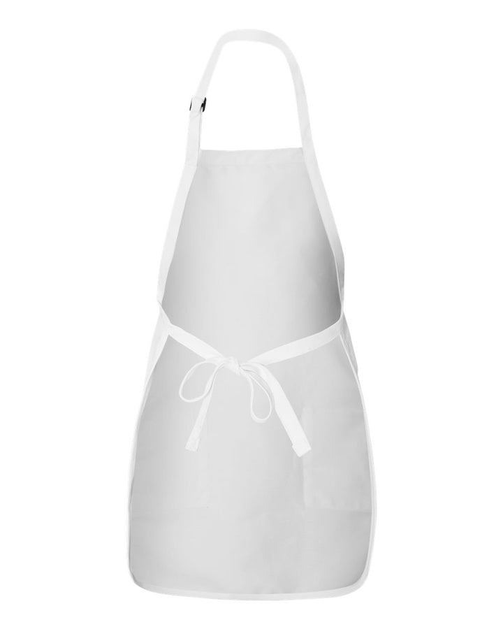White apron on a white background