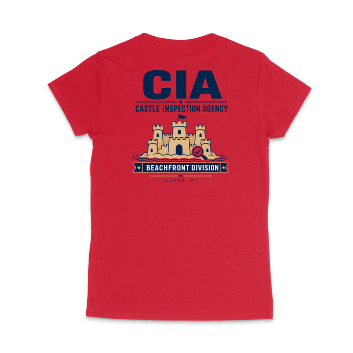 Castle Inspection Agency WOMEN'S V-Neck T-Shirt