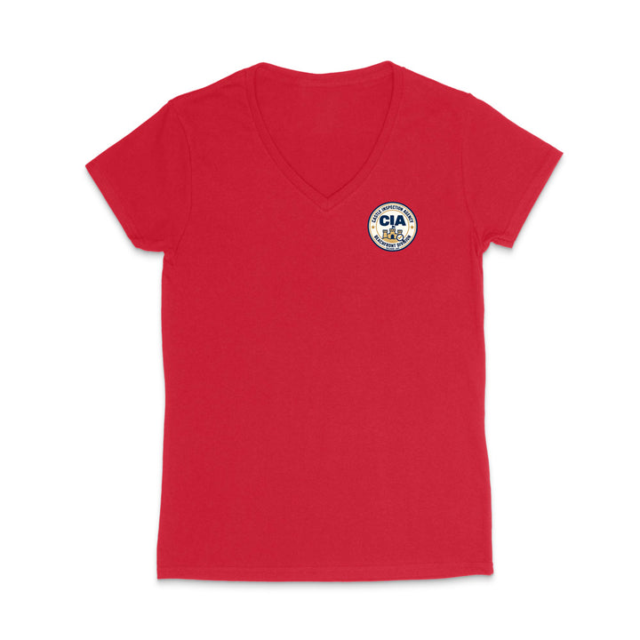 Castle Inspection Agency WOMEN'S V-Neck T-Shirt