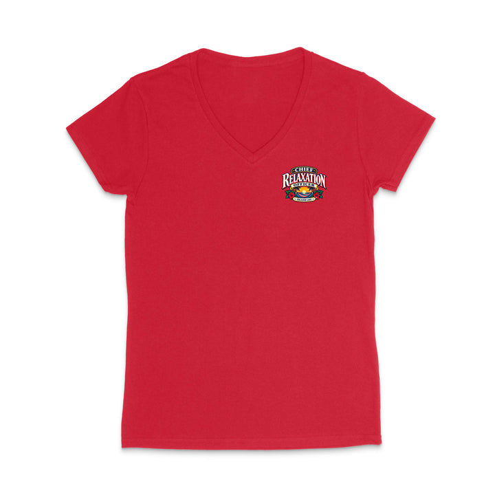 Chief Relaxation Officer WOMEN'S V-Neck T-Shirt