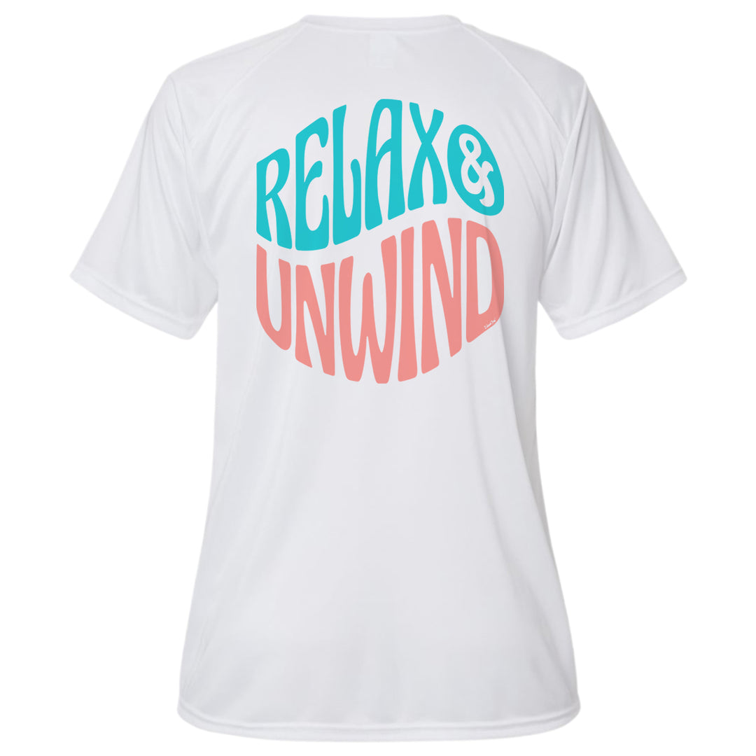 Relax and Unwind UV Performance Shirt White