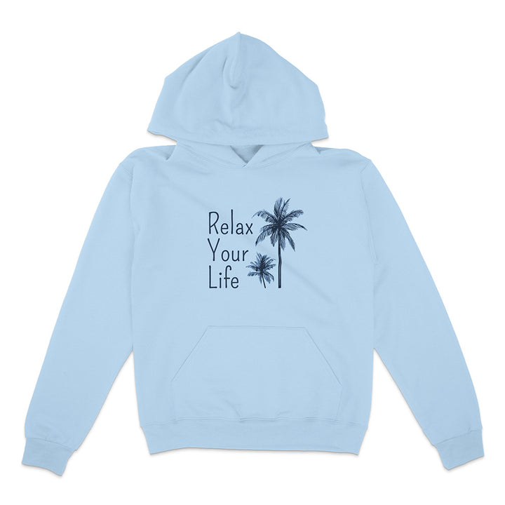 Relax Your Life Palm Tree Hoodie