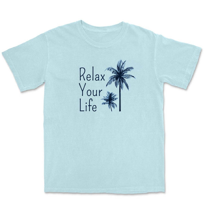 Relax Your Life Palm Tree T-Shirt