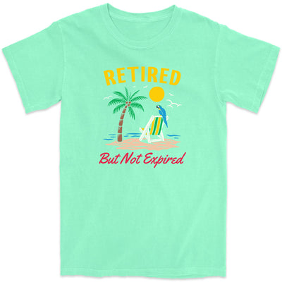 Retired But Not Expired T-Shirt Island Reef Green