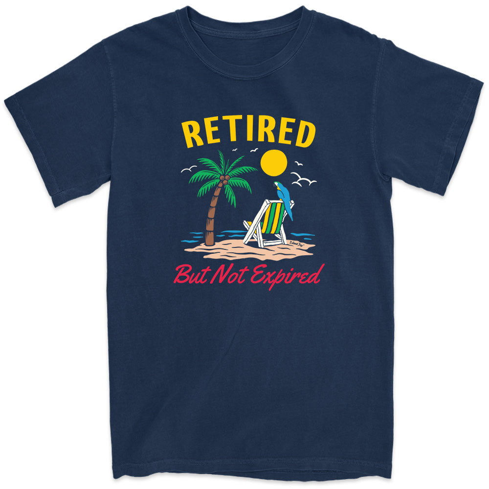 Retired But Not Expired T-Shirt Navy