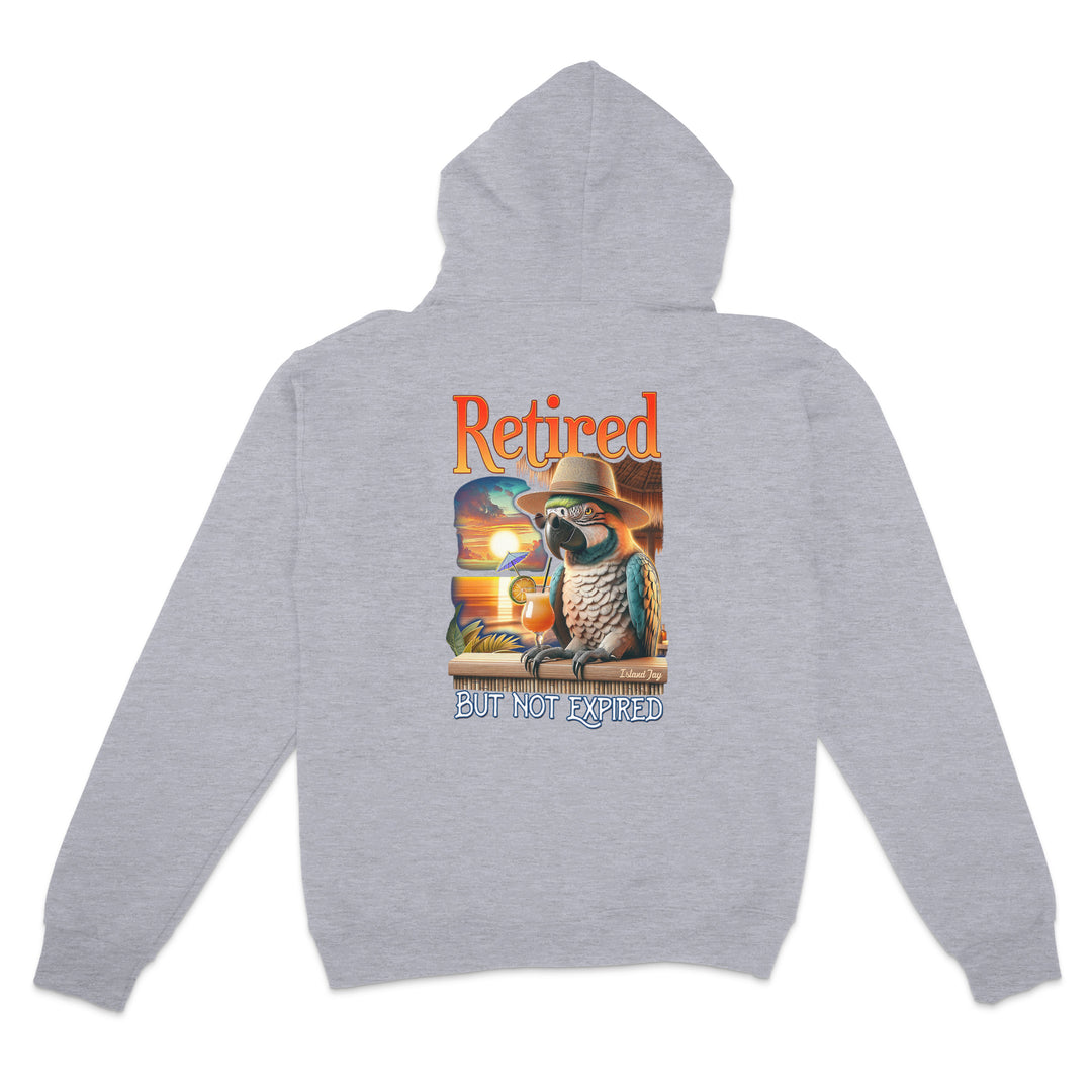 Retired But Not Expired Parrot Hoodie