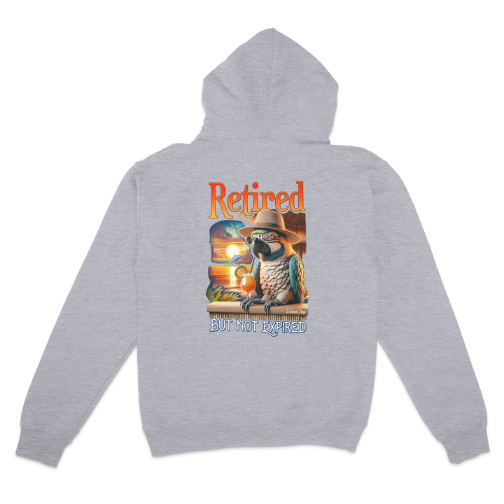 Retired But Not Expired Parrot Hoodie