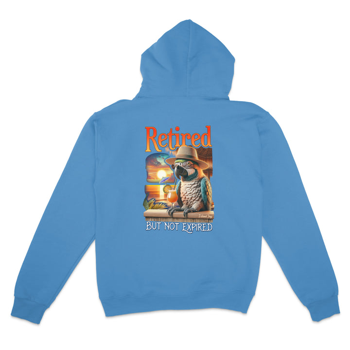 Retired But Not Expired Parrot Hoodie