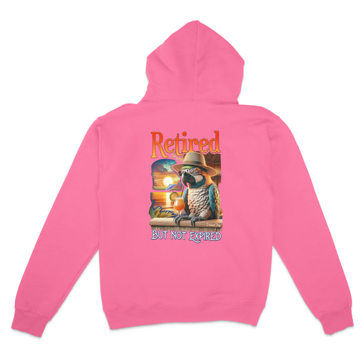 Retired But Not Expired Parrot Hoodie