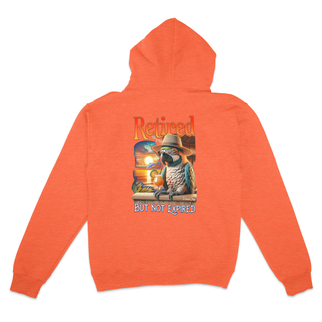 Retired But Not Expired Parrot Hoodie