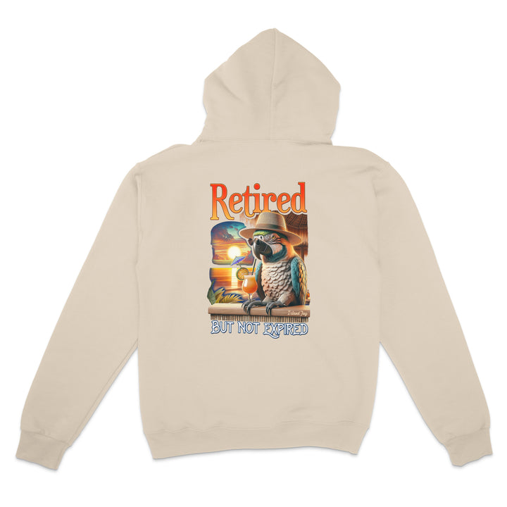 Retired But Not Expired Parrot Hoodie