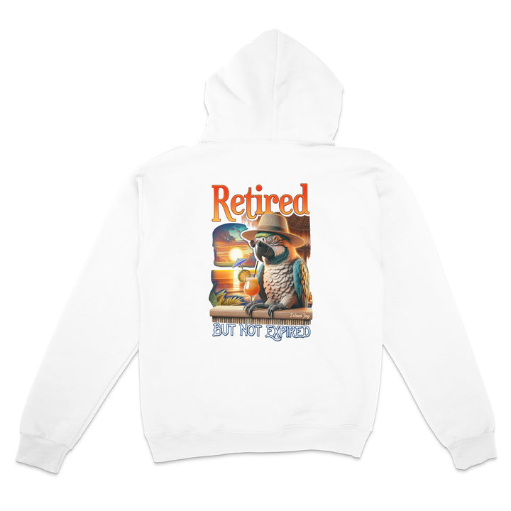 Retired But Not Expired Parrot Hoodie