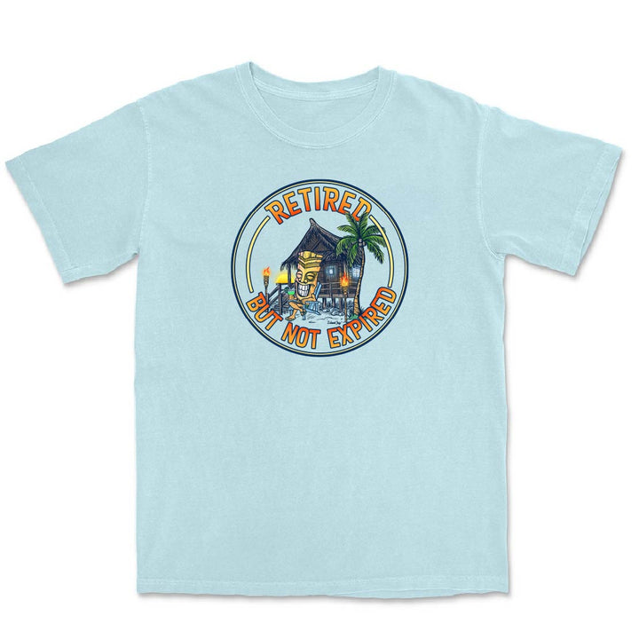 Retired But Not Expired Tiki Man T-Shirt
