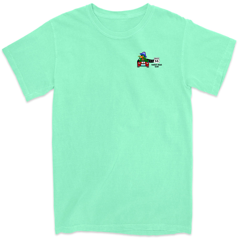 Route 66 Parrot Head Club T-Shirt Island Reef Green