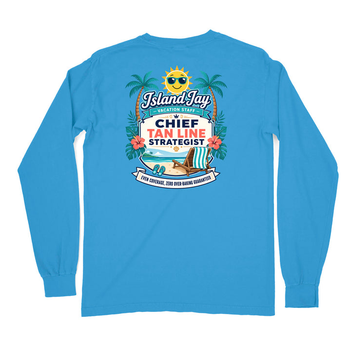 Chief Tanline Strategist Long Sleeve Shirt