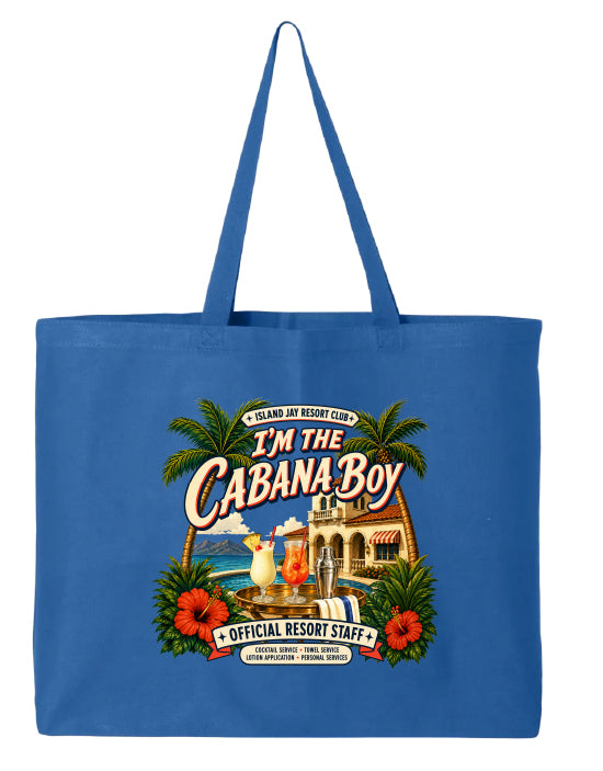 I'm The Cabana Boy Resort Large Tote