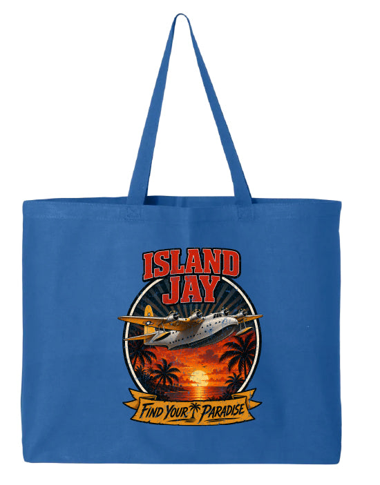 Island Jay Find Your Paradise Large Tote