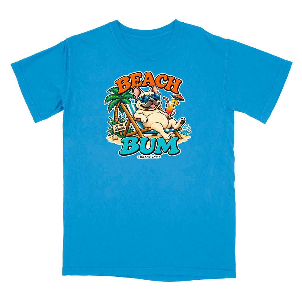 Beach Hair Don't Care Dog T-Shirt