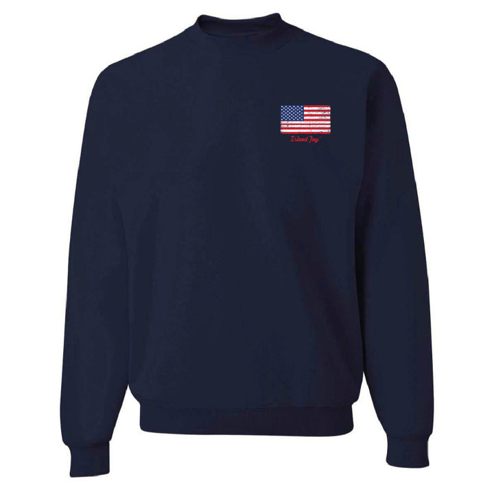 USA Flag with Palm Sweatshirt