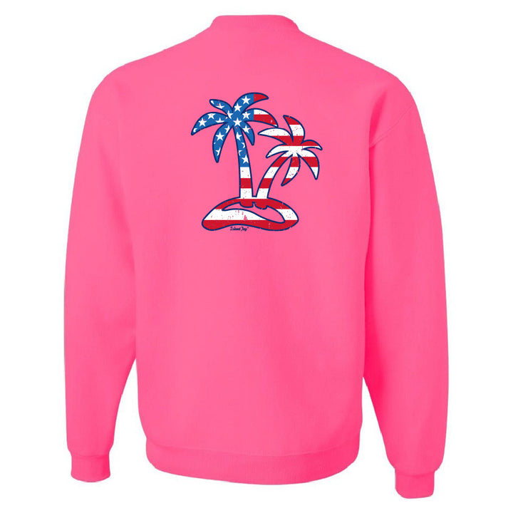 Tropical Americana Palm Tree Vintage Sweatshirt