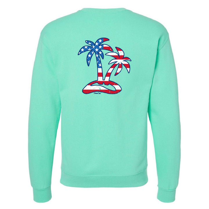 Tropical Americana Palm Tree Vintage Sweatshirt