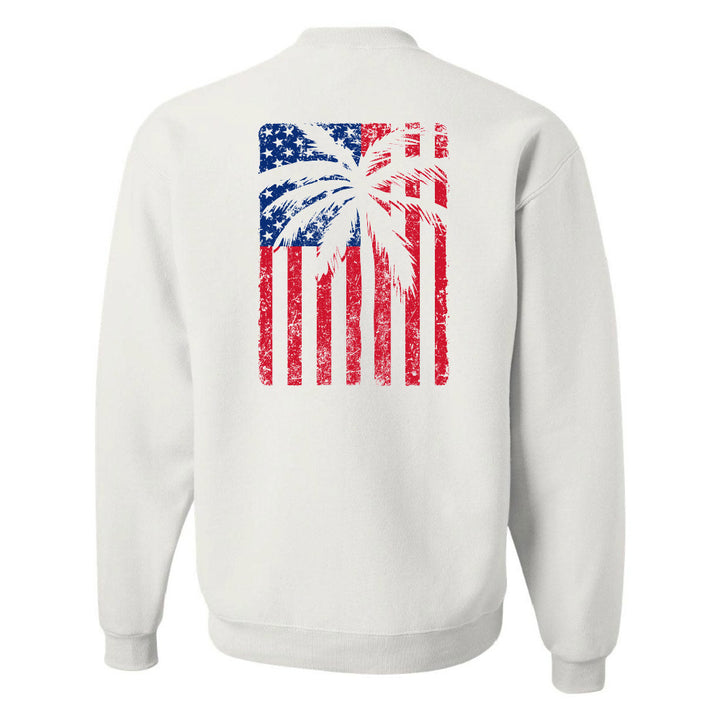 USA Flag with Palm Sweatshirt