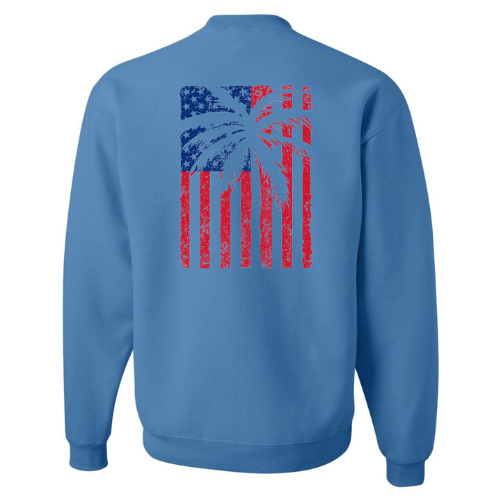USA Flag with Palm Sweatshirt