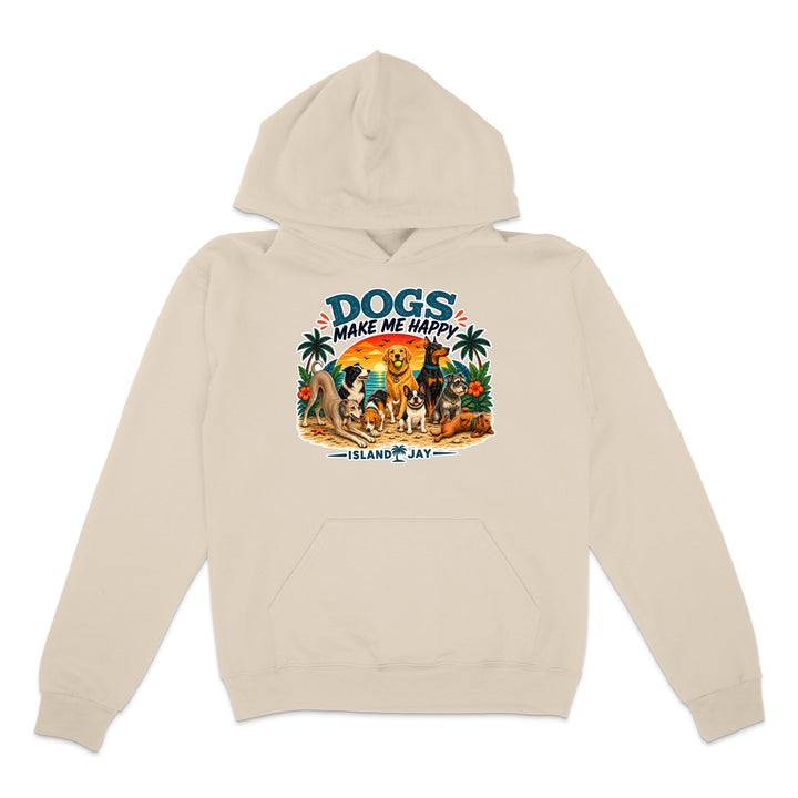 Dogs Make Me Happy Hoodie