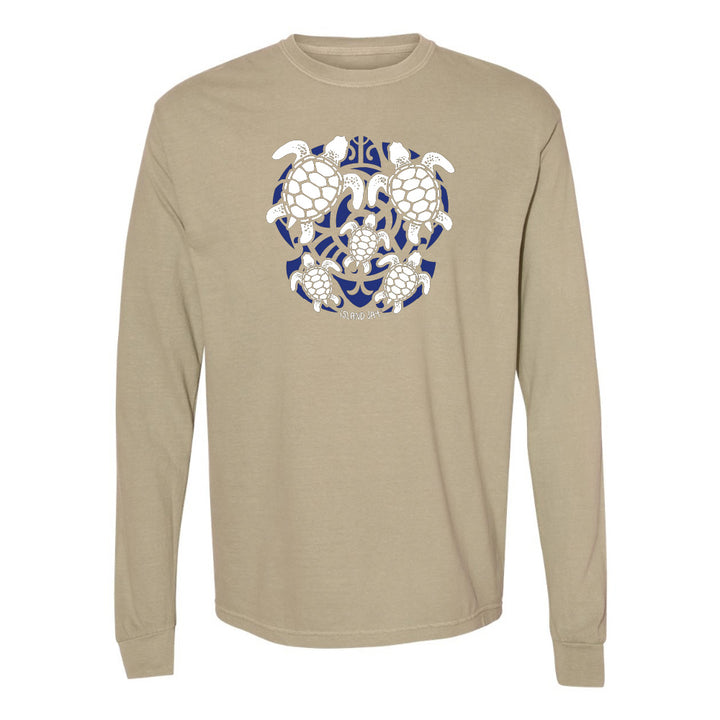 Sea Turtle Mosaic Long Sleeve Shirt
