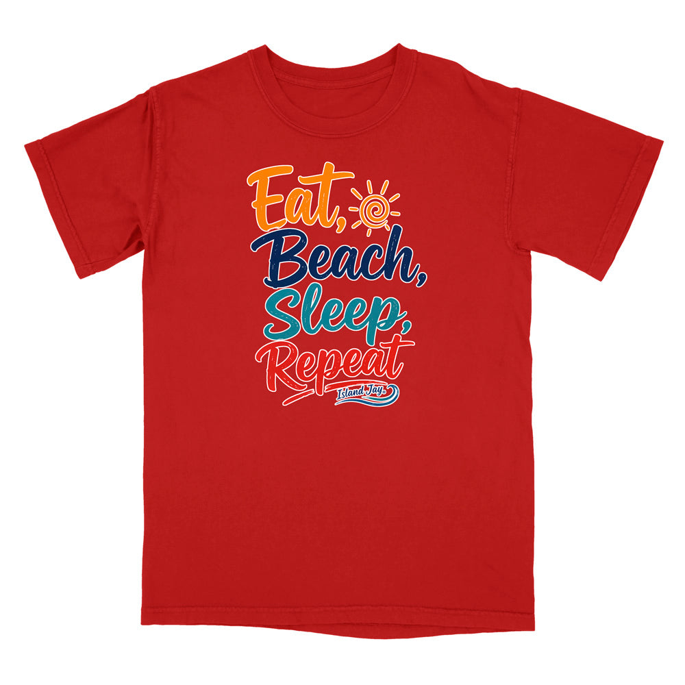 Eat, Beach, Sleep, Repeat T-Shirt