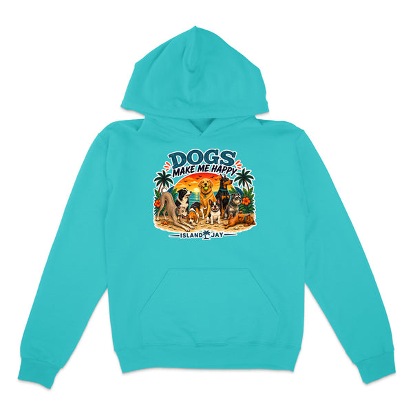 Dogs Make Me Happy Hoodie