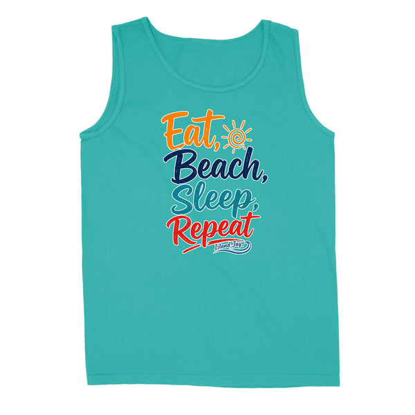 Eat, Beach, Sleep, Repeat Tank Top