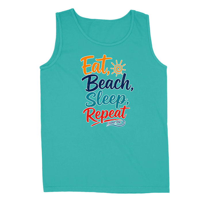 Eat, Beach, Sleep, Repeat Tank Top