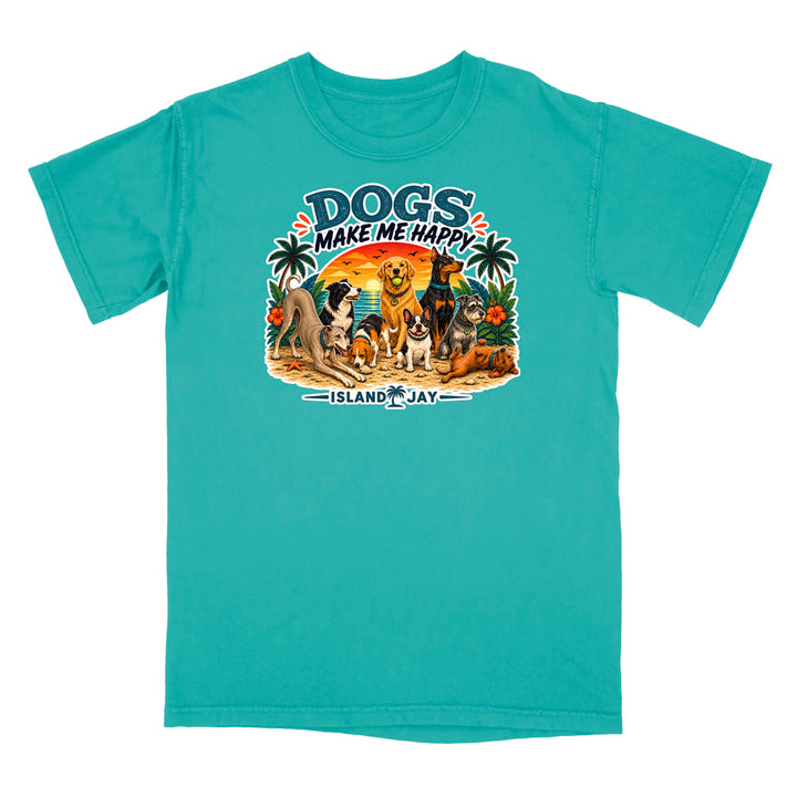 Dogs Make Me Happy T-Shirt