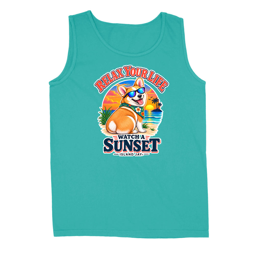 Relax Your Life Watch a Sunset Tank Top