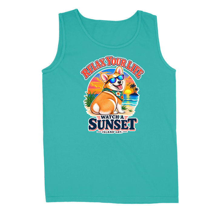 Relax Your Life Watch a Sunset Tank Top