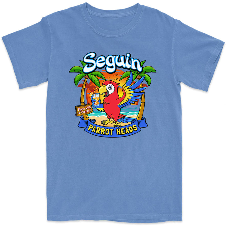 Seguin Parrot Head Club T-Shirt Flo Blue