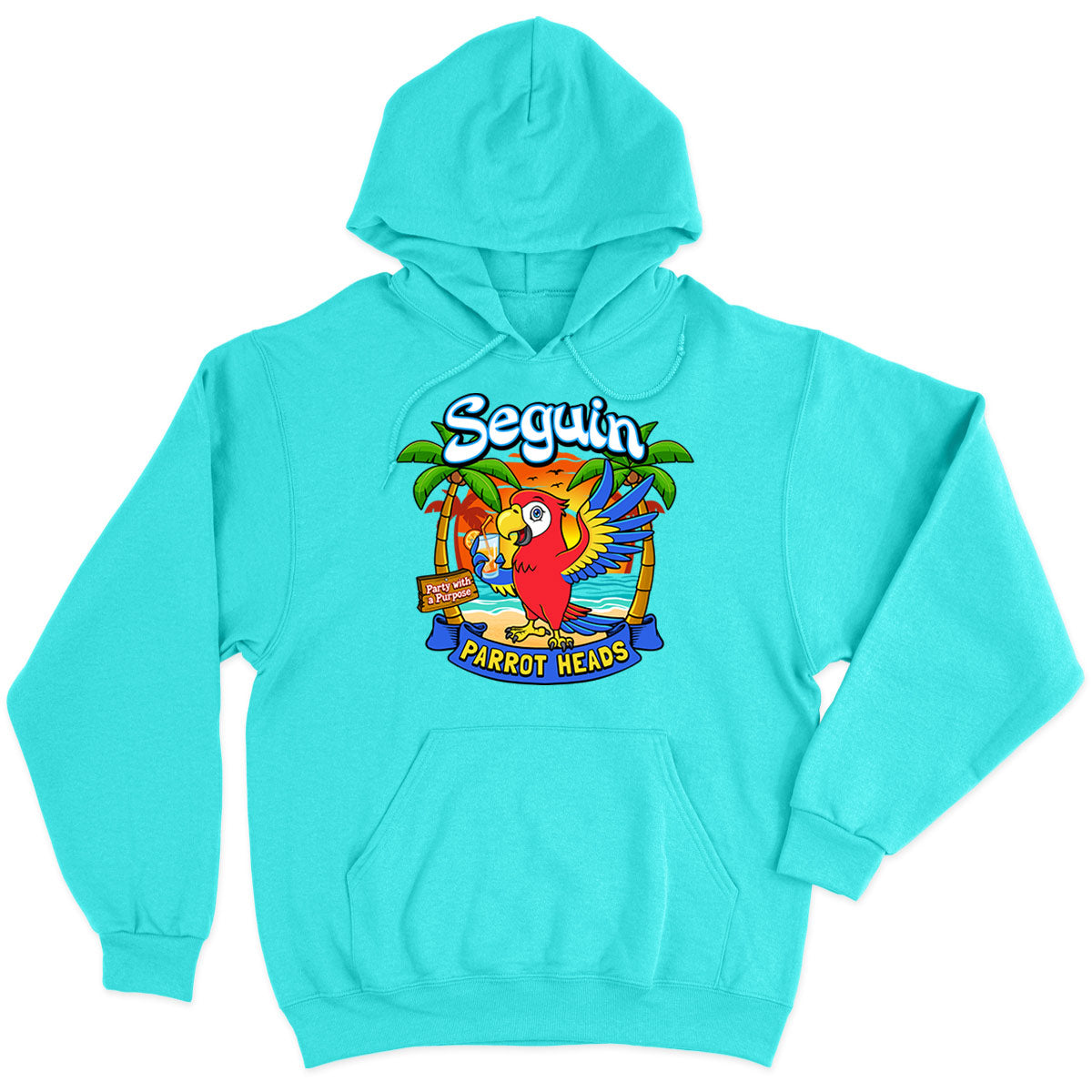 Seguin Parrot Head Club Soft Style Pullover Hoodie