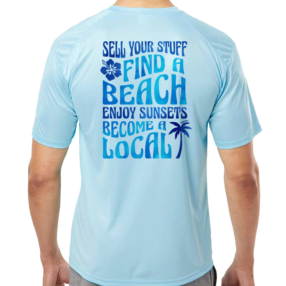 Sell Your Stuff & Become A Local UV Performance Shirt ice Blue